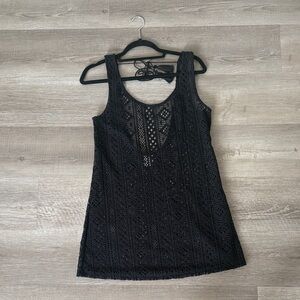 Swimsuit Coverup, Lace Sleeveless Dress